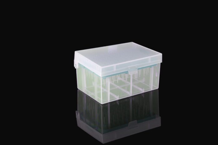 10ul Pipette Tips, Clear, Racked, Sterile,  96/rack, 10 racks/pk, 50 racks/cs - Image 1
