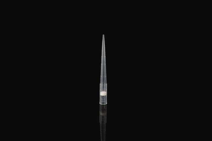 1000ul Filtered Pipette Tips, Clear, Racked, Sterile,  96/rack, 10 racks/pk, 50 racks/cs - Image 1