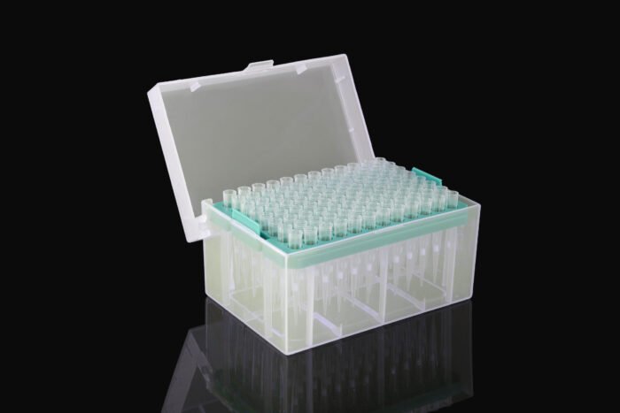 20 ul Filter Universal Pipette Tips, Clear, Bulk, Non-Sterile, 1000/pk, 10000/cs - Image 1