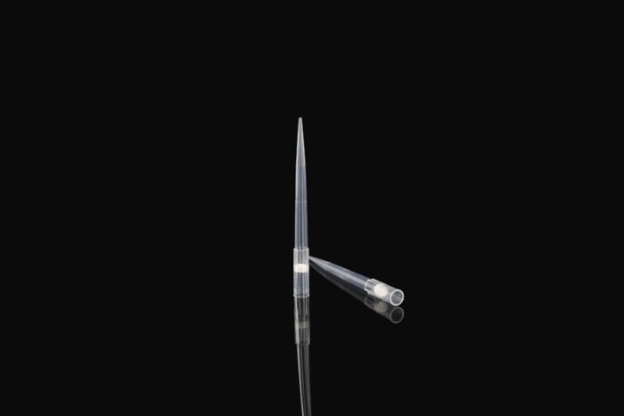 1250ul Filtered Pipette Tips, Clear, Racked, Sterile,  96/rack, 10 racks/pk, 50 racks/cs - Image 1
