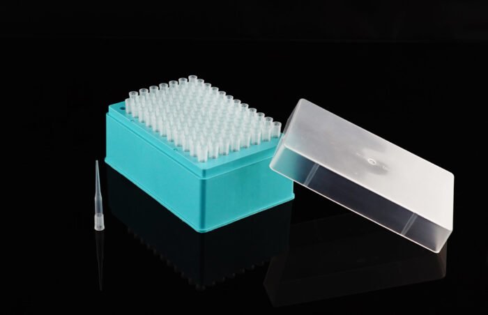 250 ?l Robotic Tips for Beckman, Clear, Sterile, 96/rack, 10 racks/pk, 50 racks/cs - Image 1