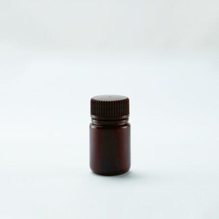 30ml Amber Color Round PP Storage Bottle, Wide Mouth, Sterile, 10/pk, 200/cs