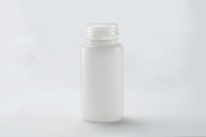 250ml Natural Color Round HDPE Storage Bottle, Wide Mouth, Sterile, 10/pk, 100/cs - Image 1