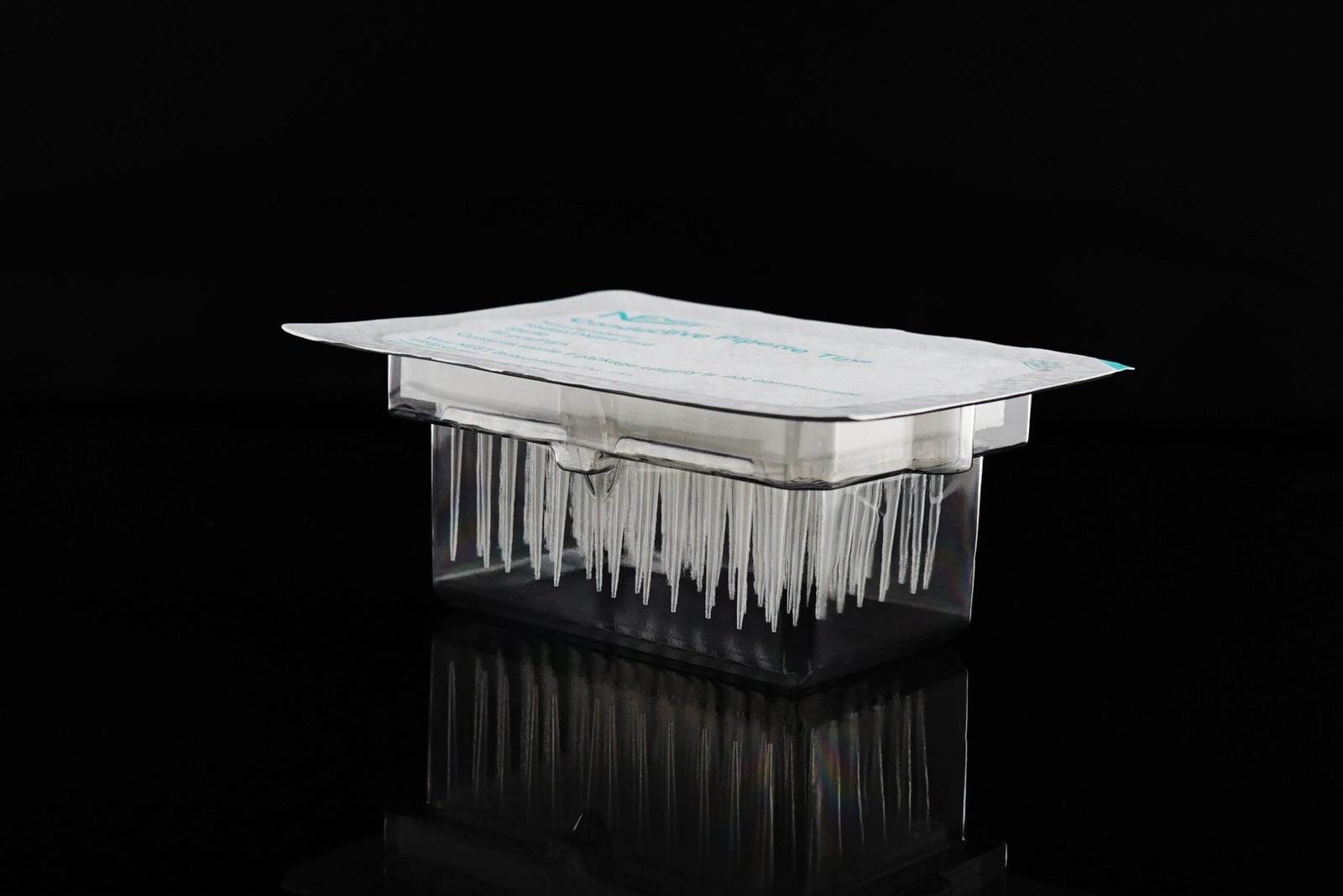 345503-scaled-1.jpg 50 ?l Robotic Tips for Hamilton, Clear, Sterile, With barcode, 96/pk, 2304/cs - Image 1