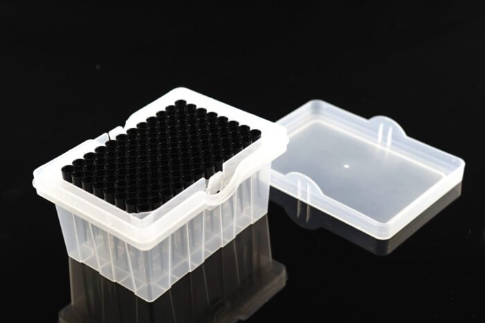 300 ?l Robotic Filter Tips for  Hamilton, Clear, Box-packed, Sterile, With barcode, 96/rack, 10 racks/pk, 50 racks/cs - Image 1