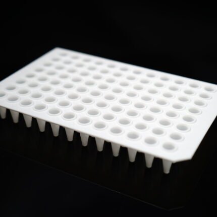 100ul?96?Well?PCR?Plates,?No?Skirt,?Roche,?A12/H12 Notch,?White,?10/pk, 50/cs
