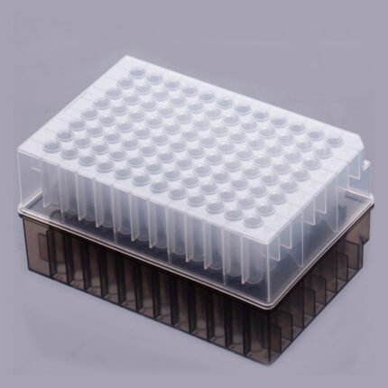 1.3 ml 96-Well Deep Well Plate, V-Bottom, Round well, sterile, 5/pk, 50/cs
