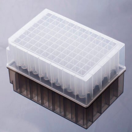 2.2 ml 96-Well Deep Well Plate, U-Bottom, Square Well, non-sterile, 5/pk, 50/cs