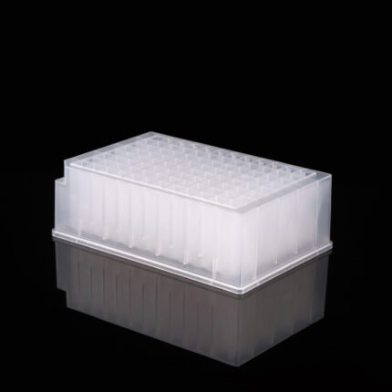2.2 ml 96-Well Deep Well Plate, V-Bottom, Square well, sterile, 5/pk, 50/cs