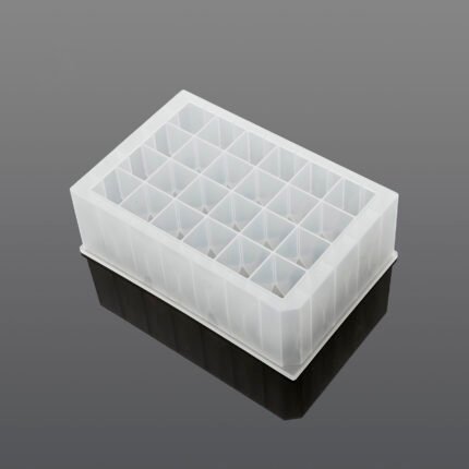 10.4 ml 24-well Deep Well Plate, V-Bottom, Square well, Equivilent to Thermo Fisher #95040480, sterile, 5/pk, 50/cs