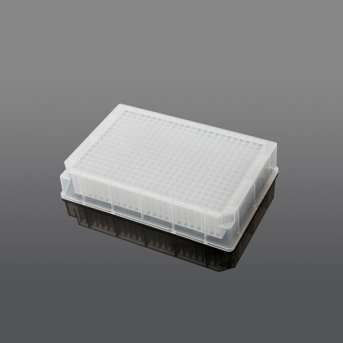 240 ul 384 well Deep Well Plates, V Bottom, Square Well, Sterile, 5/pk, 50/cs - Image 1