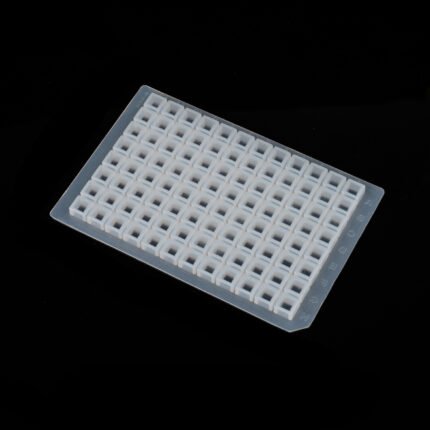 96 Well Square well Silicone Sealing Mat, can been punctured, non-sterile, 10/pk, 50/cs