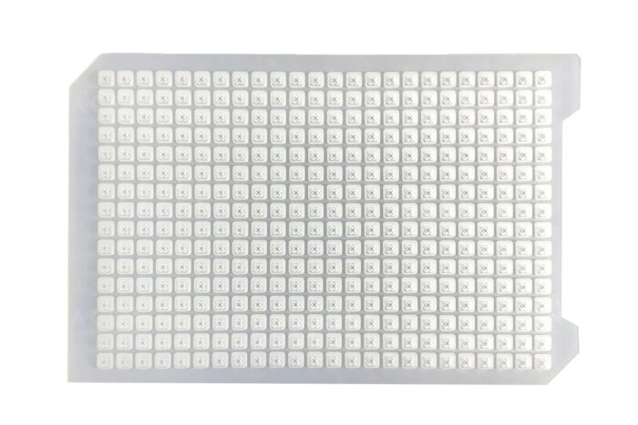 384 Well Square well Silicone Sealing Mat, Sterile, 10/pk, 50/cs - Image 1