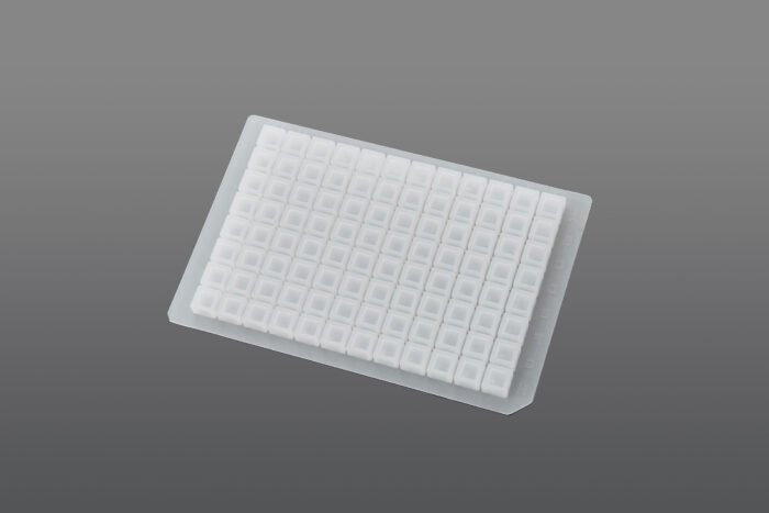 96 Well Square well Silicone Sealing Mat, Sterile, 10/pk, 50/cs - Image 1