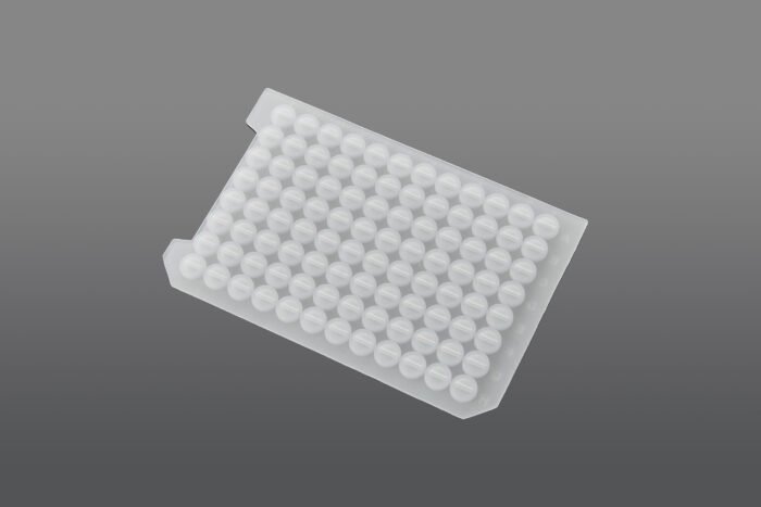 96 Well Round well Silicone Sealing Mat, 2.0 ml, Sterile, 10/pk, 50/cs - Image 1