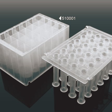 24 Well Plastic Comb, 67.6*13.5 mm, Sterile, 1/pk, 25/cs