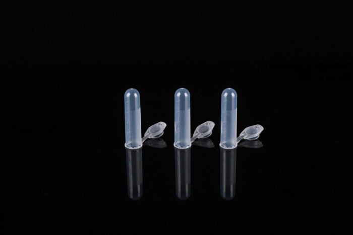 5ml Centrifuge Tubes, Clear, Round Bottom, Snap Cap, non-terile. 200/pk, 2000/case - Image 1