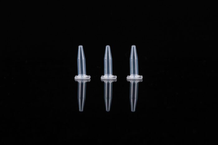 0.6ml Microcentrifuge Tube, Clear, Sterile, Conical, Lock Cap, 50/bag, 750/pk, 7500/cs - Image 1