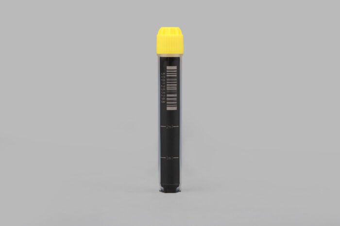2D barcode on bottom, and 1D barcode on side, 1.9ml Cryovials compatible with Brooks system, External threaded, Caps on, Sterile, SBS Format, 48/Rack, 480/cs - Image 1