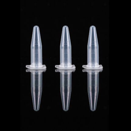 1.5ml Microcentrifuge Tube, Clear, Conical, Lock Cap, 500/pk, 5000/cs