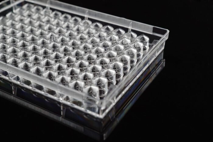 96 Well Cell Culture Plate, V-bottom, TC, sterile 1/pk, 100/cs - Image 1