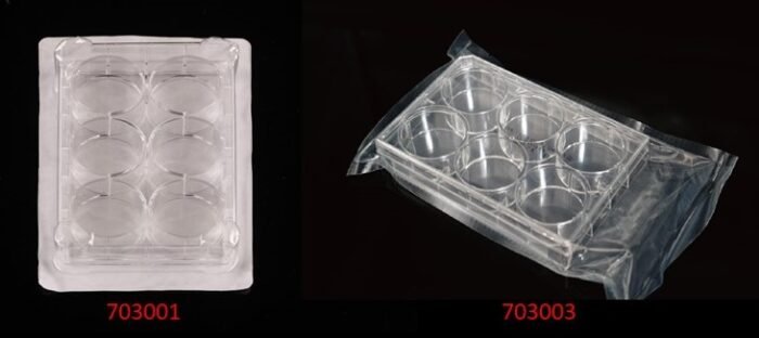 6 Well Cell Culture Plate, Flat, TC, sterile 1/pk, 50/cs - Image 1