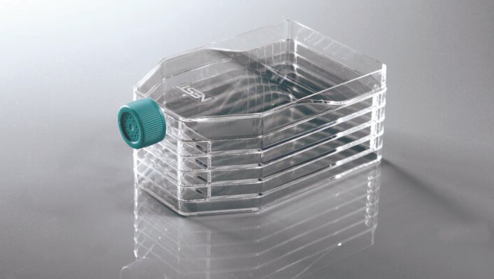 5-Layer Cell Culture Flask, Plug Seal Cap,  Straight Neck, TC, sterile 1/pk, 8/cs - Image 1