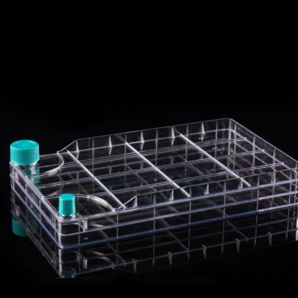 Nest BioFactory 2 Chamber;  2 Wide Plug Seal Caps; Total culture area: 1279cm2; TC; sterile, 1/pk, 8/cs (with 16 sterile wide vent caps included separately)