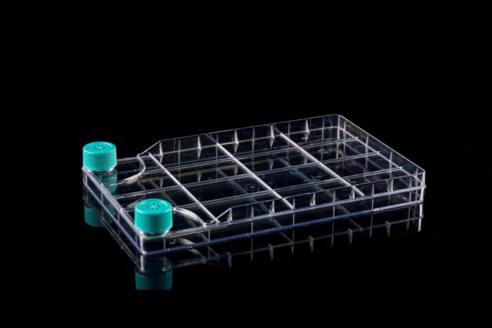 Nest BioFactory 1 Chamber; 2 Narrow Plug Seal Caps; Total culture area: 647cm2; TC; sterile, 1/pk, 8/cs (with 16 sterile narrow vent caps included separately) - Image 1