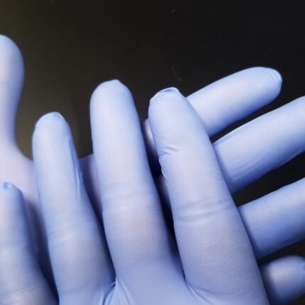 Nitrile examination gloves, powder free, medium, blue,  100/pk, 1000/cs