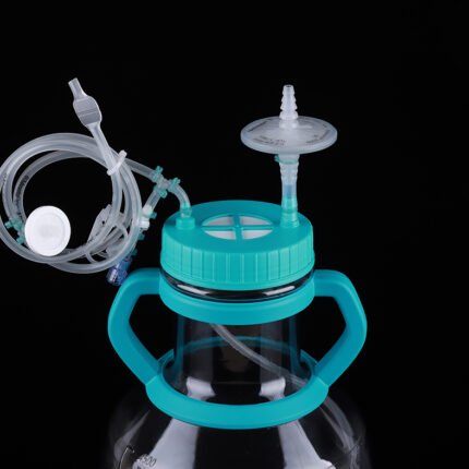 5L High Efficiency Erlenmeyer Flask Multifunctional Transfer Cap with TPE Tube (92cm 1/8" ID 1/4" OD) and a Sampling Nozzle, Vent Filter (0.22 ?m ?50mm), without Flask , Sterile, 1/pk, 4/cs