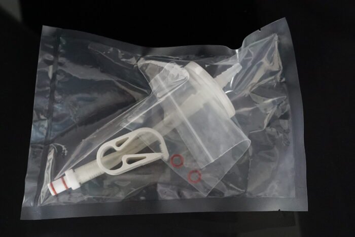 (Old No.: 745021) BioFactory Accessory Basic Package,Hose Clamp*1+50 mm Vent Filter+15 cm SPT-50 Hose*1+Adaptor Connector*1+Silicone Ring*2, Sterile, 1/pk, 2/cs - Image 1
