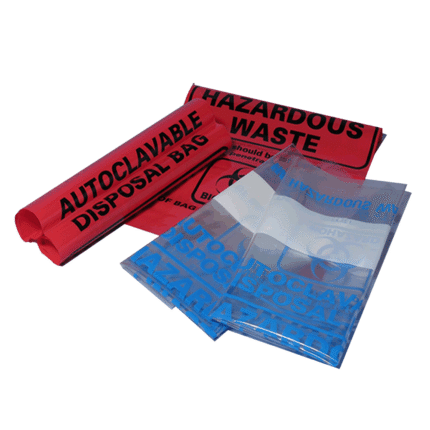 Autoclave Bags, Red, 8.5 x 11"