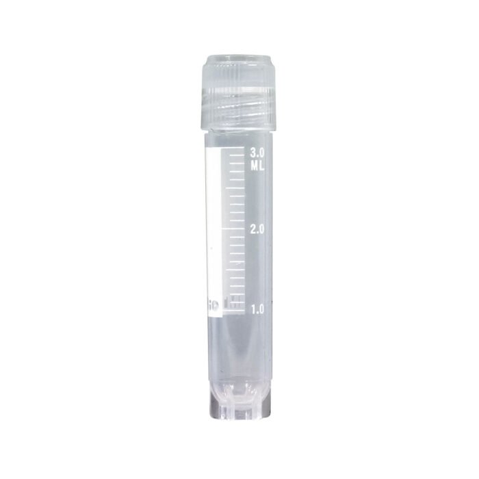 Cryo tube, ext thread, strl, 3mL, skirted - Image 1