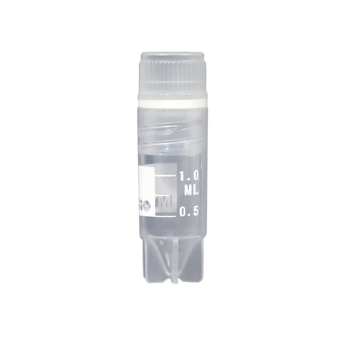 Cryo tube, ext thread, strl, 1mL, skirted - Image 1